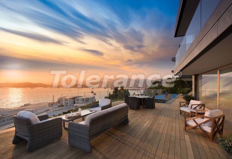 Вилла или дом от застройщика в Бодруме вид на море с бассейном: купить недвижимость в Турции - 70511