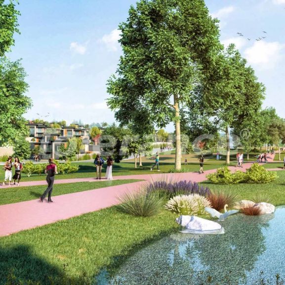 Вилла или дом от застройщика в Бююкчекмедже, Стамбул с бассейном: купить недвижимость в Турции - 100083