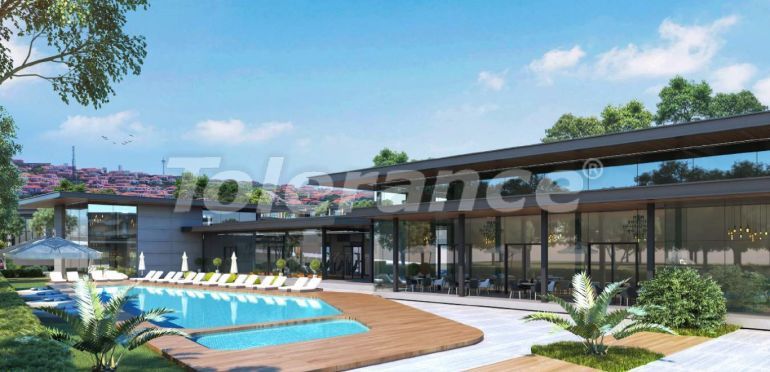 Вилла или дом от застройщика в Бююкчекмедже, Стамбул с бассейном: купить недвижимость в Турции - 100085