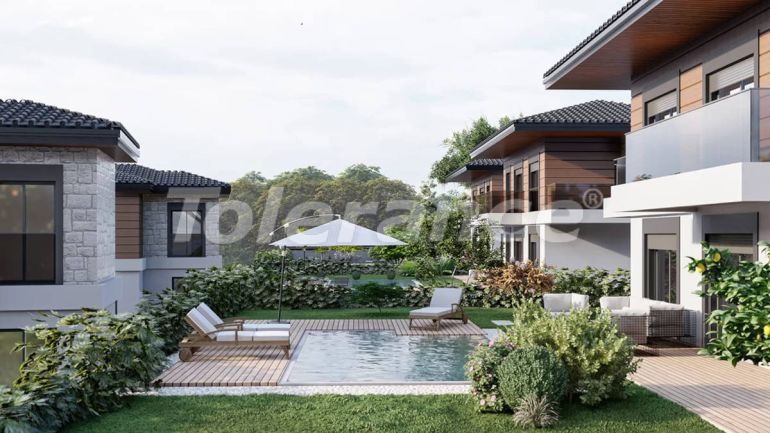 Вилла или дом от застройщика в Чешме, Измир вид на море с бассейном: купить недвижимость в Турции - 101348