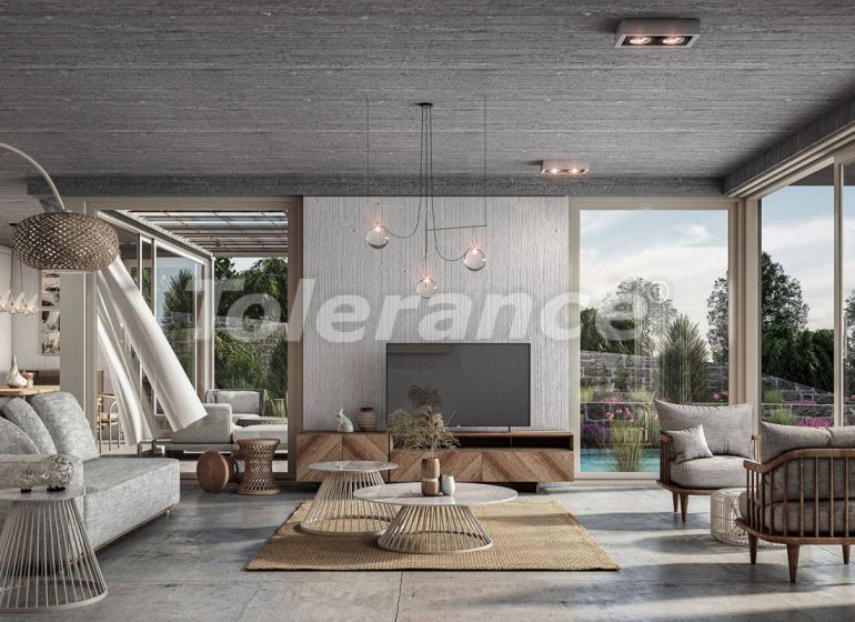 Вилла или дом от застройщика в Чешме, Измир вид на море с бассейном: купить недвижимость в Турции - 101810