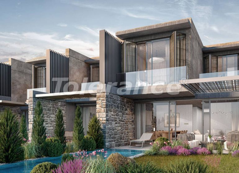 Вилла или дом от застройщика в Чешме, Измир вид на море с бассейном: купить недвижимость в Турции - 101840