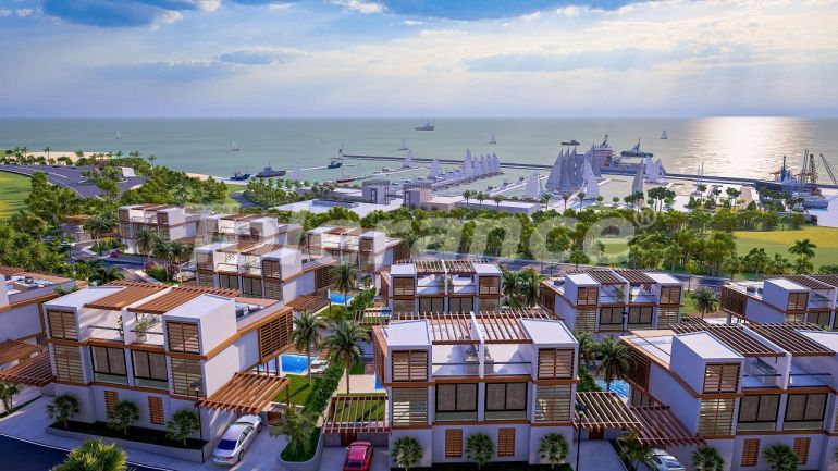 Вилла или дом от застройщика в Фамагуста, Северный Кипр вид на море с бассейном в рассрочку: купить недвижимость в Турции - 110509