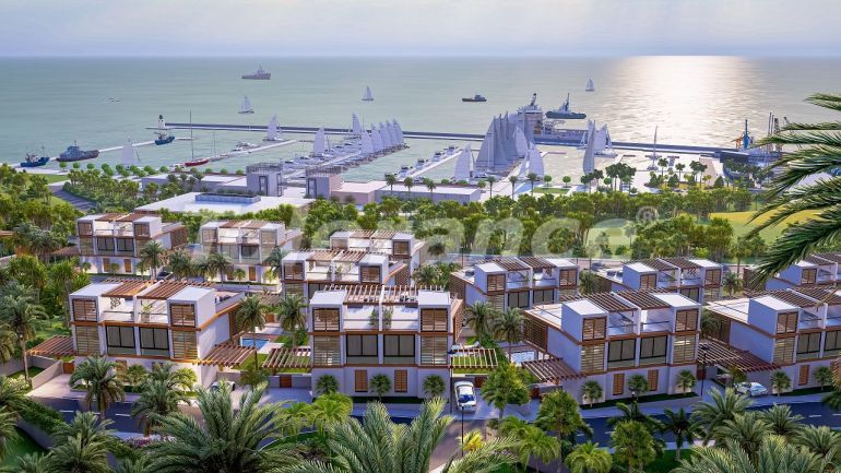 Вилла или дом от застройщика в Фамагуста, Северный Кипр вид на море с бассейном в рассрочку: купить недвижимость в Турции - 110512