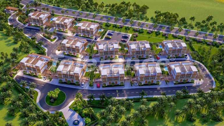 Вилла или дом от застройщика в Фамагуста, Северный Кипр вид на море с бассейном в рассрочку: купить недвижимость в Турции - 110514