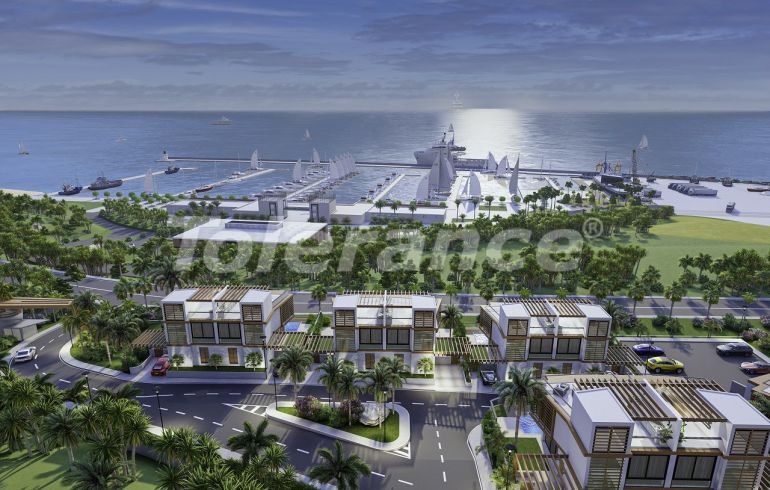 Вилла или дом от застройщика в Фамагуста, Северный Кипр вид на море с бассейном в рассрочку: купить недвижимость в Турции - 110517