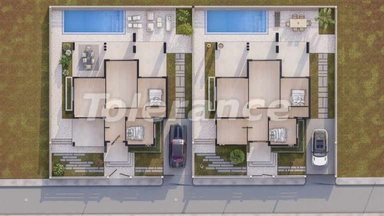Вилла или дом от застройщика в Фамагуста, Северный Кипр с бассейном в рассрочку: купить недвижимость в Турции - 76156