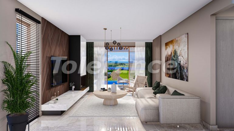 Вилла или дом от застройщика в Фамагуста, Северный Кипр вид на море с бассейном: купить недвижимость в Турции - 76384