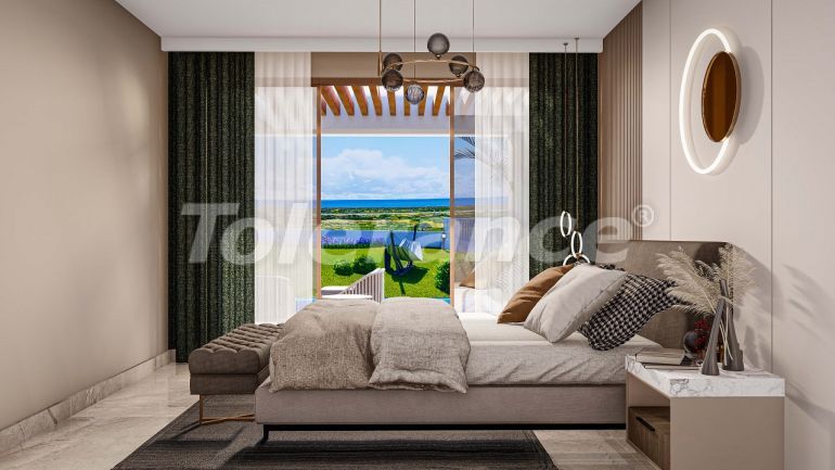 Вилла или дом от застройщика в Фамагуста, Северный Кипр вид на море с бассейном: купить недвижимость в Турции - 76385