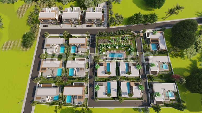 Вилла или дом от застройщика в Фамагуста, Северный Кипр с бассейном в рассрочку: купить недвижимость в Турции - 91099