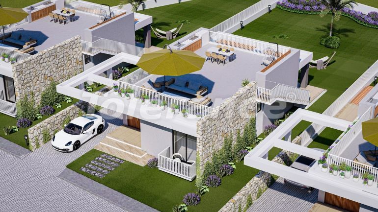 Вилла или дом от застройщика в Фамагуста, Северный Кипр вид на море с бассейном: купить недвижимость в Турции - 93018