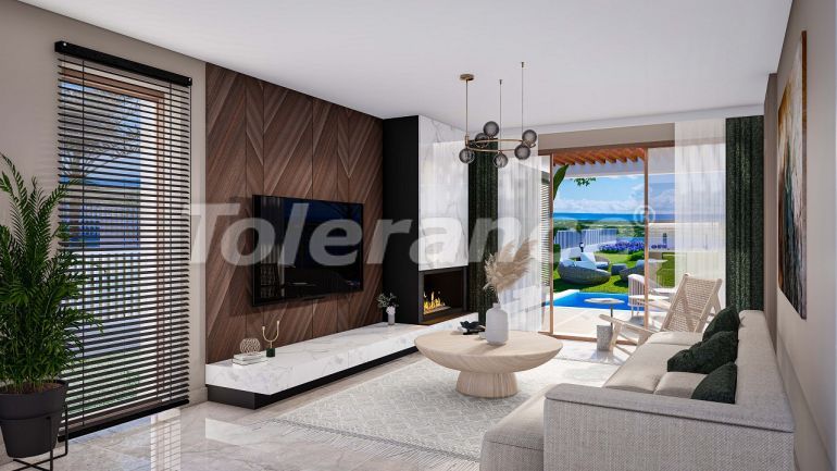 Вилла или дом от застройщика в Фамагуста, Северный Кипр вид на море с бассейном: купить недвижимость в Турции - 93021