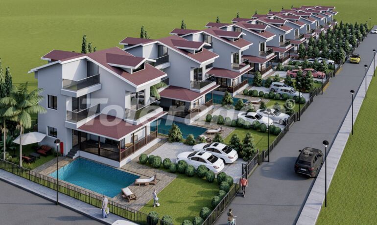 Вилла или дом от застройщика в Кадрие, Белек с бассейном: купить недвижимость в Турции - 58612