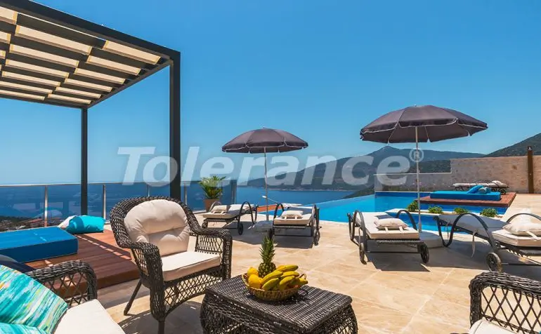 Вилла или дом в Калкане вид на море с бассейном - 22343 Вилла или дом в Калкане вид на море с бассейном: купить недвижимость в Турции - 22343