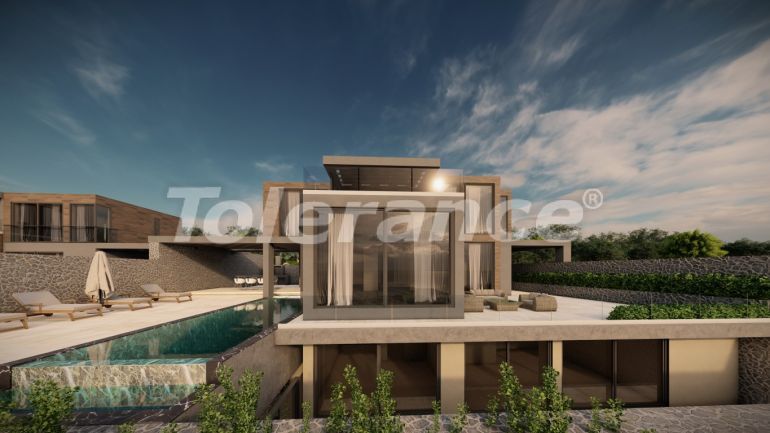Вилла или дом от застройщика в Калкане вид на море с бассейном в рассрочку: купить недвижимость в Турции - 78535