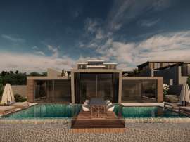 Вилла или дом от застройщика в Калкане вид на море с бассейном в рассрочку: купить недвижимость в Турции - 78607