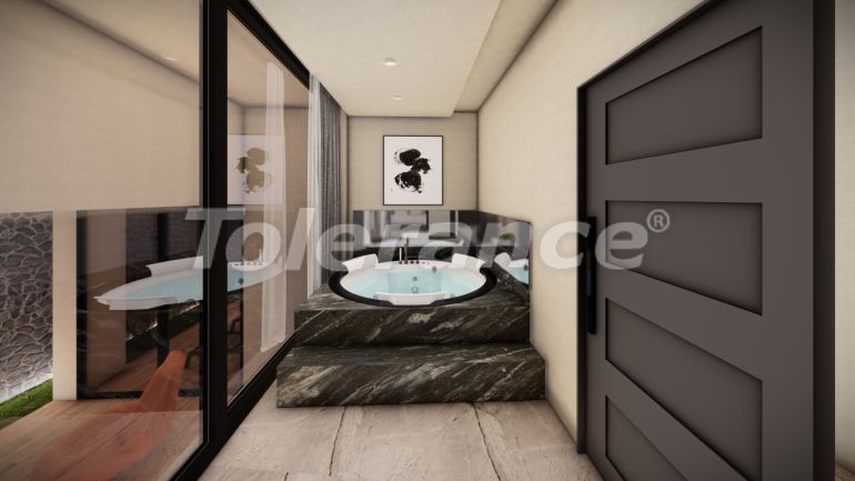 Вилла или дом от застройщика в Калкане вид на море с бассейном: купить недвижимость в Турции - 78613