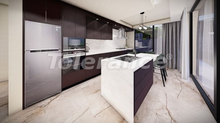 Вилла или дом от застройщика в Калкане вид на море с бассейном: купить недвижимость в Турции - 78623