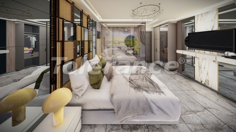 Вилла или дом от застройщика в Калкане вид на море с бассейном: купить недвижимость в Турции - 79669