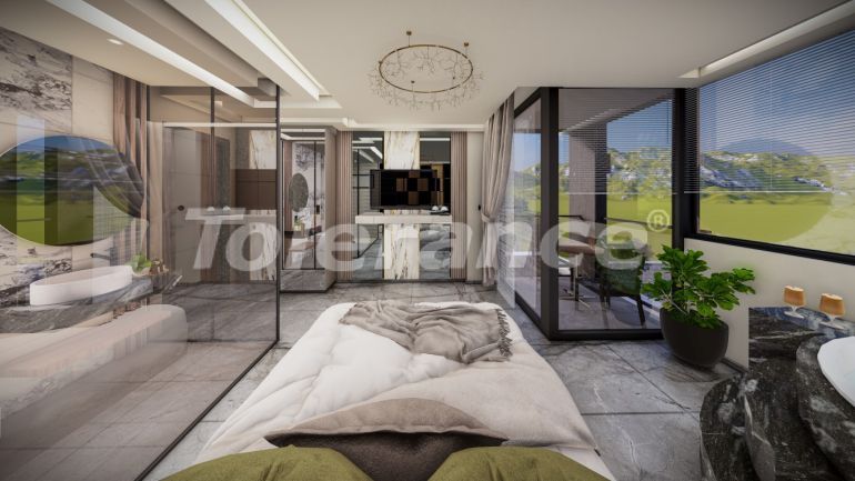 Вилла или дом от застройщика в Калкане вид на море с бассейном: купить недвижимость в Турции - 79670