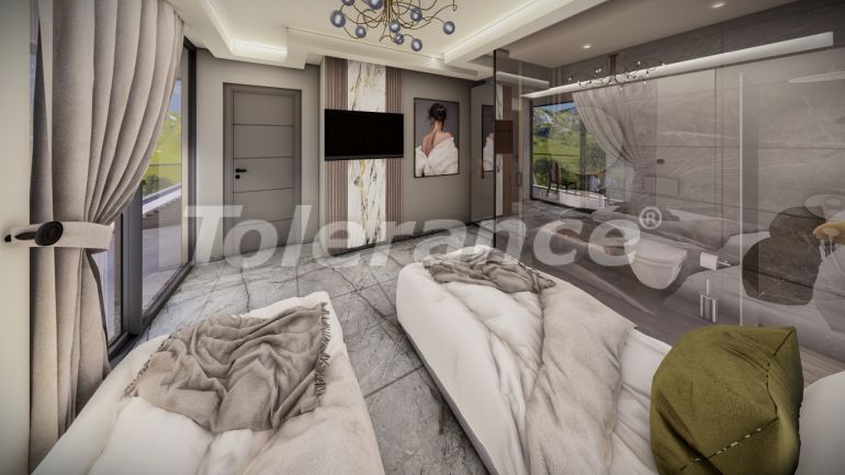 Вилла или дом от застройщика в Калкане вид на море с бассейном: купить недвижимость в Турции - 79673