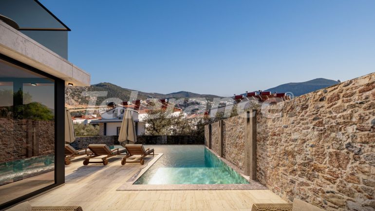 Вилла или дом от застройщика в Калкане вид на море с бассейном: купить недвижимость в Турции - 79680