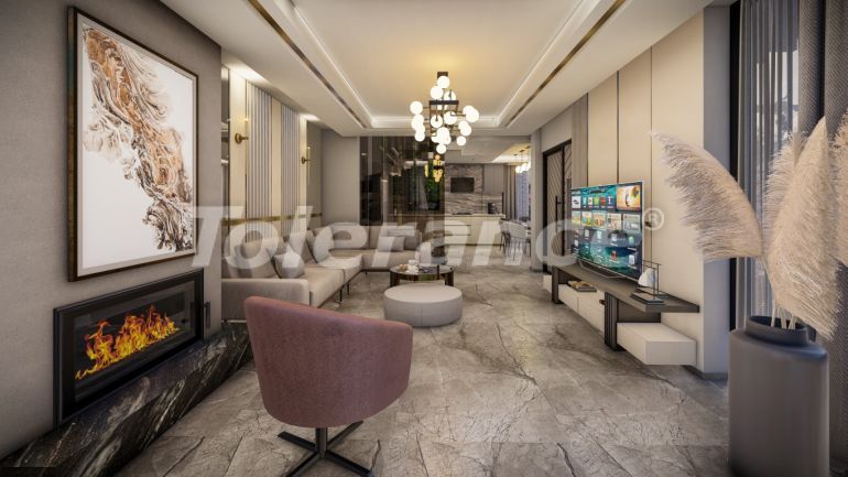 Вилла или дом от застройщика в Калкане вид на море с бассейном: купить недвижимость в Турции - 79688