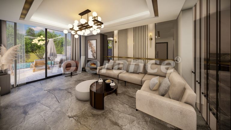 Вилла или дом от застройщика в Калкане вид на море с бассейном: купить недвижимость в Турции - 79690