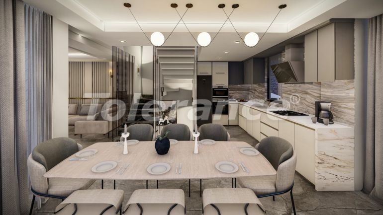 Вилла или дом от застройщика в Калкане вид на море с бассейном: купить недвижимость в Турции - 79691