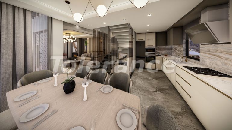 Вилла или дом от застройщика в Калкане вид на море с бассейном: купить недвижимость в Турции - 79695