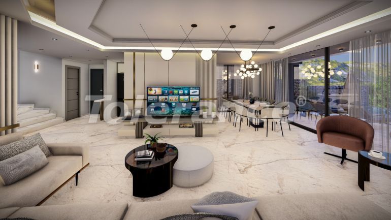 Вилла или дом от застройщика в Калкане вид на море с бассейном в рассрочку: купить недвижимость в Турции - 80214