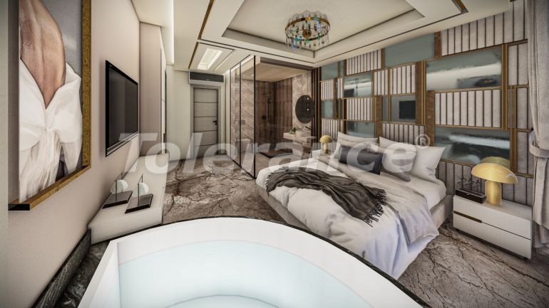 Вилла или дом от застройщика в Калкане вид на море с бассейном в рассрочку: купить недвижимость в Турции - 80218