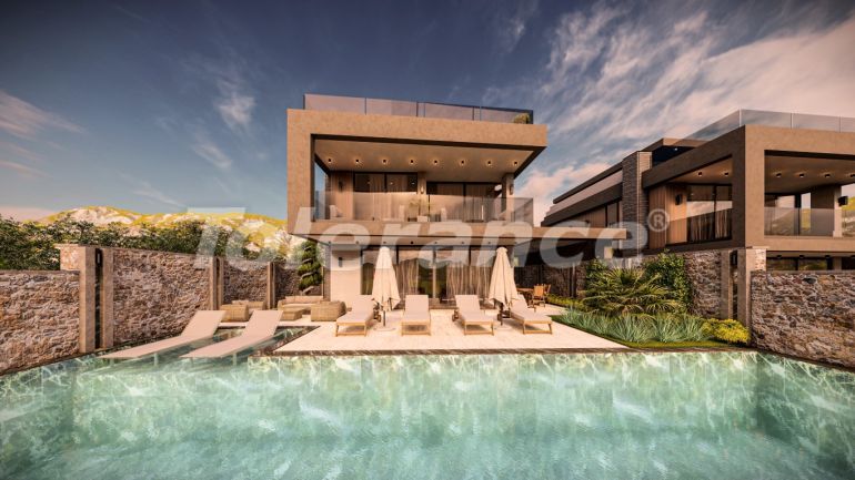 Вилла или дом от застройщика в Калкане вид на море с бассейном в рассрочку: купить недвижимость в Турции - 80235