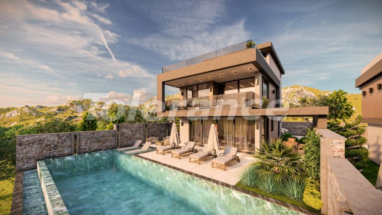 Вилла или дом от застройщика в Калкане вид на море с бассейном в рассрочку: купить недвижимость в Турции - 80238