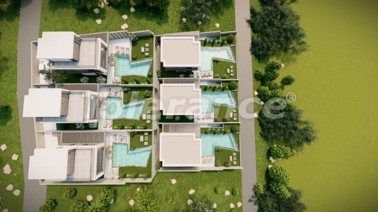 Вилла или дом от застройщика в Калкане вид на море с бассейном: купить недвижимость в Турции - 80345