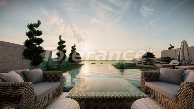 Вилла или дом от застройщика в Калкане вид на море с бассейном: купить недвижимость в Турции - 80346