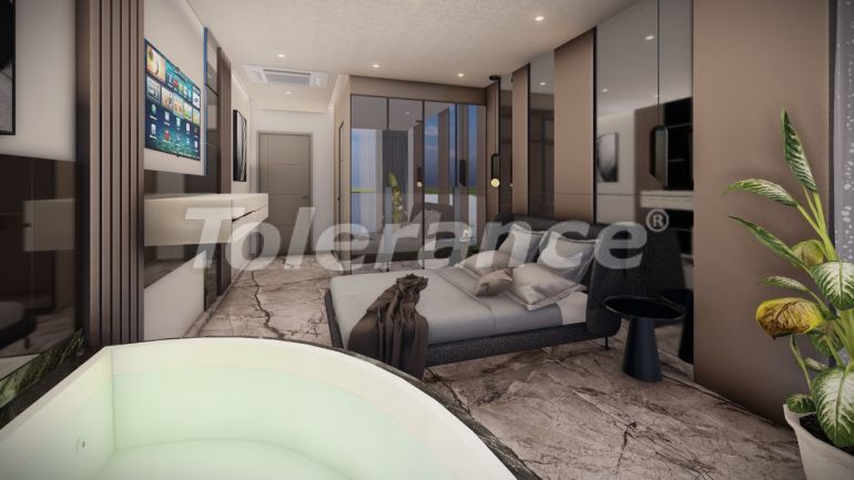 Вилла или дом от застройщика в Калкане вид на море с бассейном: купить недвижимость в Турции - 80357