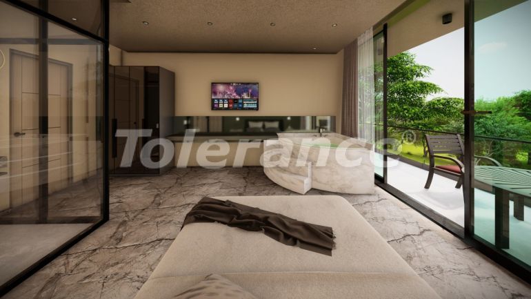 Вилла или дом от застройщика в Калкане вид на море с бассейном: купить недвижимость в Турции - 80361