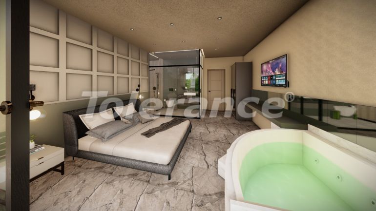 Вилла или дом от застройщика в Калкане вид на море с бассейном: купить недвижимость в Турции - 80362