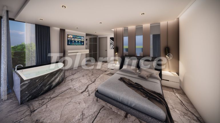 Вилла или дом от застройщика в Калкане вид на море с бассейном: купить недвижимость в Турции - 80378