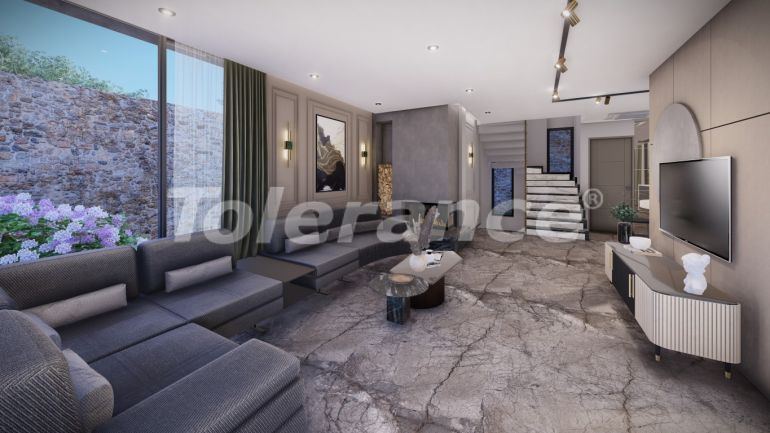 Вилла или дом от застройщика в Калкане вид на море с бассейном: купить недвижимость в Турции - 80380