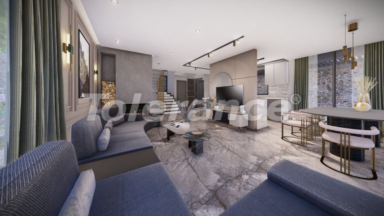 Вилла или дом от застройщика в Калкане вид на море с бассейном: купить недвижимость в Турции - 80381