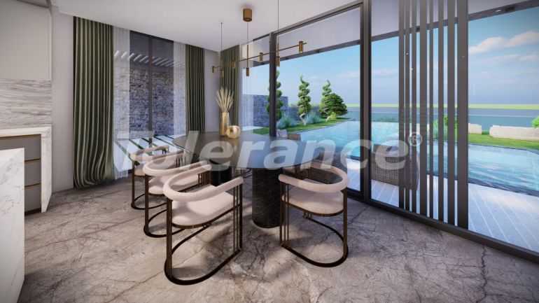 Вилла или дом от застройщика в Калкане вид на море с бассейном: купить недвижимость в Турции - 80382