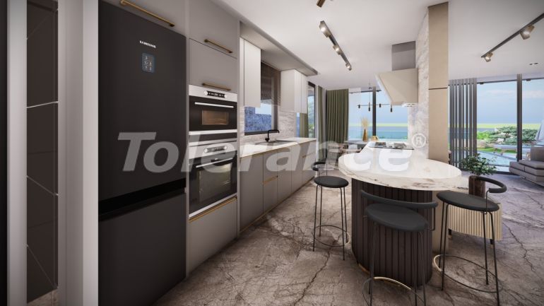 Вилла или дом от застройщика в Калкане вид на море с бассейном: купить недвижимость в Турции - 80385