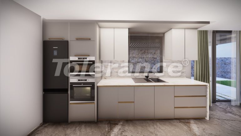 Вилла или дом от застройщика в Калкане вид на море с бассейном: купить недвижимость в Турции - 80386