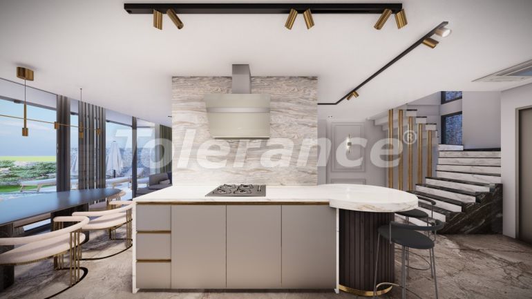 Вилла или дом от застройщика в Калкане вид на море с бассейном: купить недвижимость в Турции - 80388