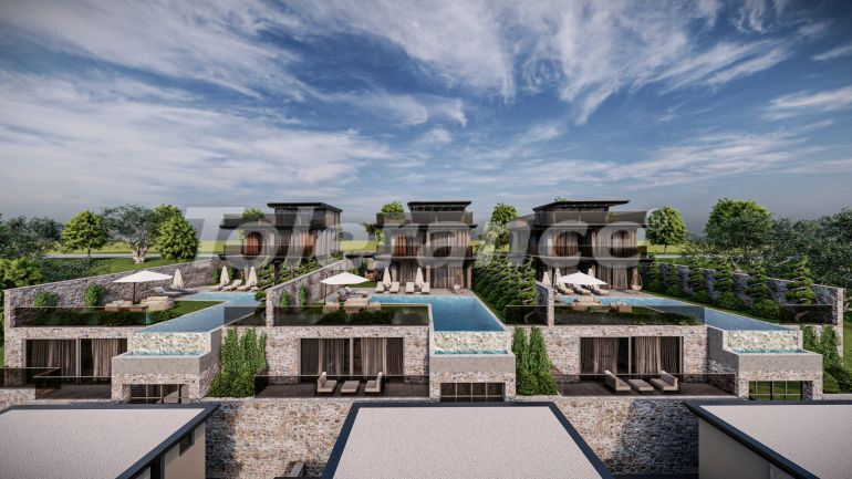 Вилла или дом от застройщика в Калкане вид на море с бассейном в рассрочку: купить недвижимость в Турции - 80803