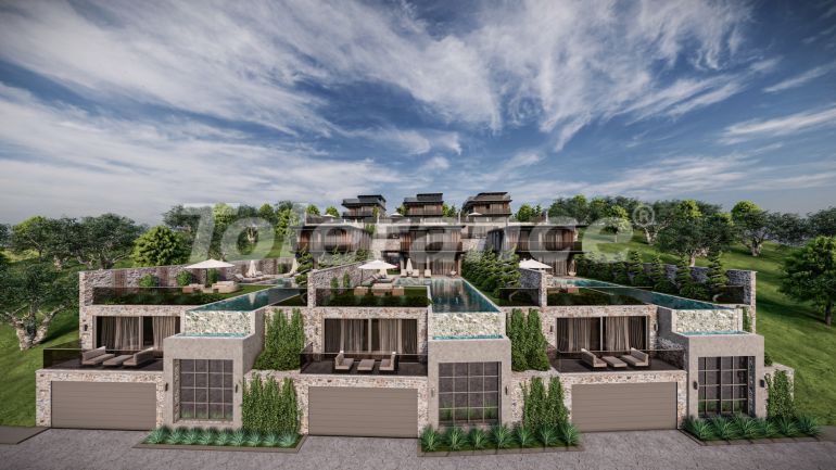 Вилла или дом от застройщика в Калкане вид на море с бассейном в рассрочку: купить недвижимость в Турции - 80805