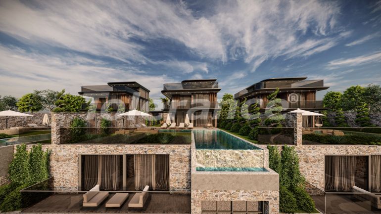 Вилла или дом от застройщика в Калкане вид на море с бассейном в рассрочку: купить недвижимость в Турции - 80806