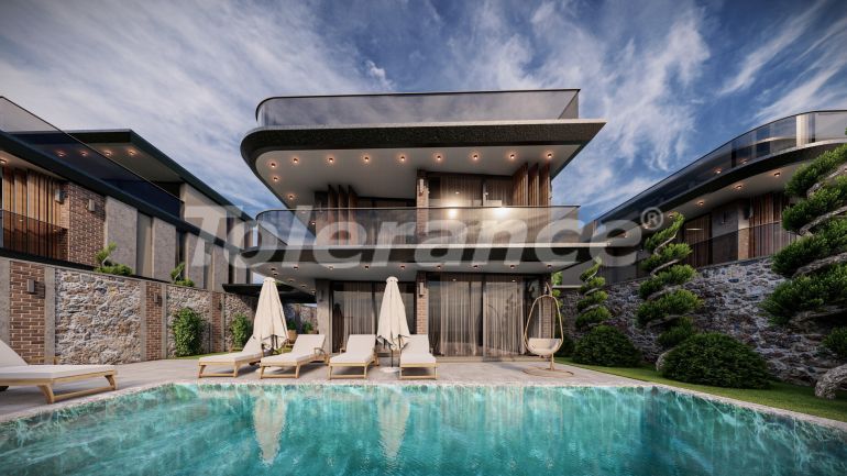 Вилла или дом от застройщика в Калкане вид на море с бассейном в рассрочку: купить недвижимость в Турции - 80807